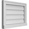 Ekena Millwork Vertical Surface Mount PVC Gable Vent w/ 2"W x 2"H , Brickmould Sill Frame, 22"W x 16"H GVPVE22X1603SN - alternate 2
